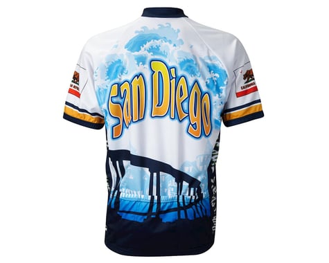 World Jerseys San Diego Short Sleeve Jersey (Wh/Blu)